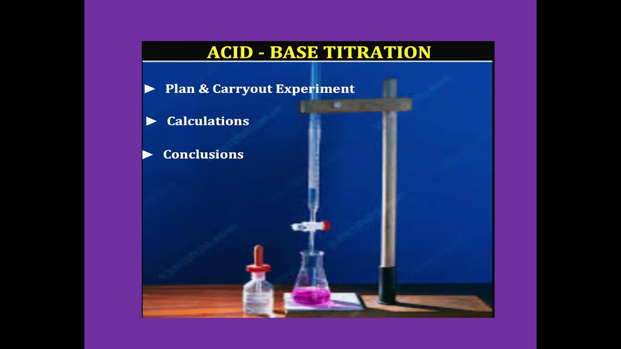 ACID BASE TITRATION PRACTICAL PAST QUESTIONS AND ANSWERS YouTube