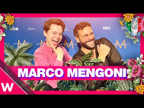 ?? Marco Mengoni "Due Vite" INTERVIEW before Eurovision 2023 Grand Final