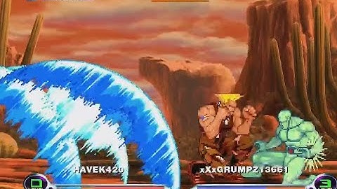 MvC2: Havek420 - Guile Blade Lock Glitch Wins Match! [J360 gets HYPE] .:11.26.22:.