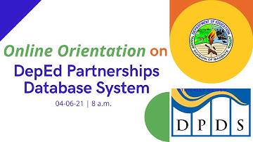 ORIENTATION ON THE USE OF DEPED PARTNERSHIPS DATABASE SYSTEM (DPDS)
