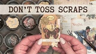How to Make Easy Junk Journal Ephemera | Ideas for using Paper Scraps
