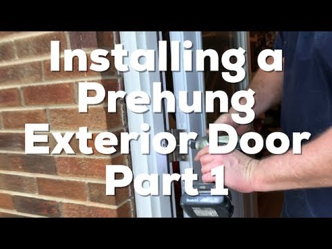 What The Cost Of Labor To Install Prehung Exterior Door?