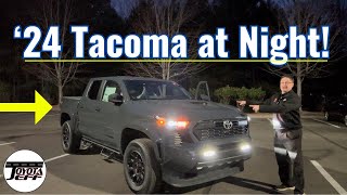 2024 Tacoma TRD Sport at Night - Inside & Out!