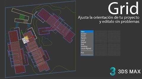 Como orientar y editar tu modelo usando Grid en 3ds Max