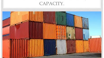 34 Types of container size, capacity