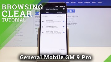 How to Clear Browsing Data in GENERAL MOBILE GM 9 Pro - Erase Browser Data