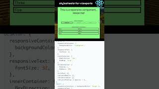 stylesheets-for-viewports (Responsive Design for React Native)
