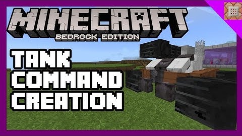 Minecraft bedrock Tank Command [MCPE COMMAND]
