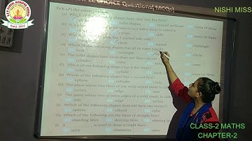 DAV SCHOOL TUTORIAL CLASS 2 MATHS CHAPTER 2 BY NISHI MISS