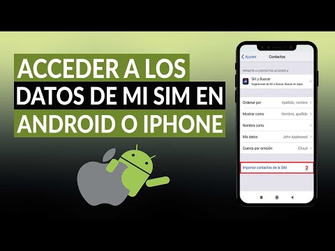 Cómo acceder a los datos de mi SIM en ANDROID o IPHONE