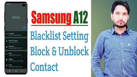 Samsung A12 Blacklist Setting Block 🚫 / Unblock Contact on android #samsung ! Aleem Khan Technical
