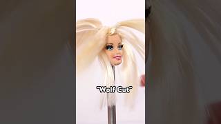 Giving Barbie a "Wolf Cut" Hair Makeover