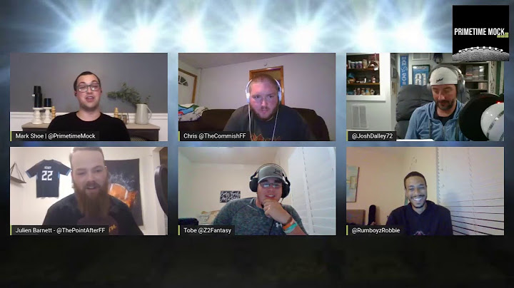 Season Finale | Primetime Mock | 8/26