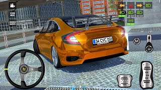 New Parking Simulator 2026 - Smooth Civic Drive Sky-High Parking - Car Game Android Gameplay screenshot 1