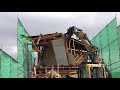 2018 木造住宅 解体動画 CAT 308C CR 4K版
