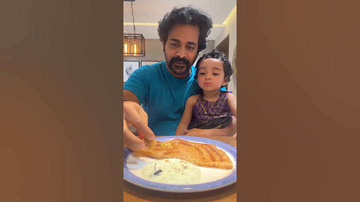 Nila Baby loves Masala Dosa 😁❤️
