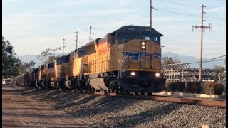 Chasing Union Pacific LOF66 South led by UP 9903