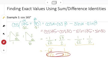 Trig - 7.3 - Sum and Difference Identities
