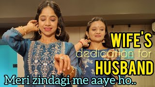 Meri zindagi me aaye ho #karwachauth #wife #husband #danceforhusband #wifedance RITU'S DANCE SURAT screenshot 5