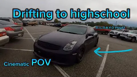 Drifting my G35 to Highschool! Cinematic | POV