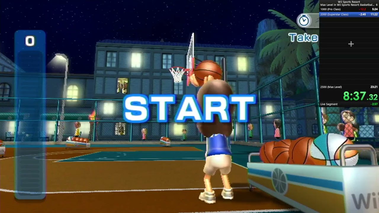 My Attempt at Breaking the Wii Sports Resort: Basketball - 3-Point Contest (Max Level) World Record