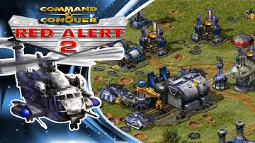 Red Alert 2 | A Great Battle! | (5 vs 1 + Superweapons)