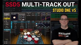 Slate SSD5 MultiTrack Out in Studio One