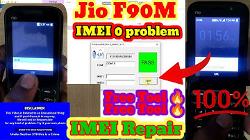 Jio F90M Imei 0 problem Free Tool || Jio F90M Imei repair Free tool 100% Working @GSMHEMANT