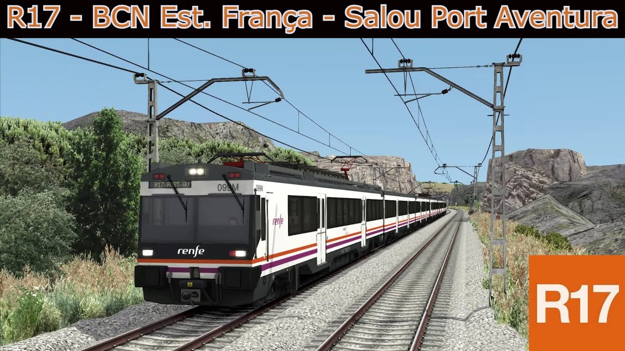 Rodalies de cataluña - R17 - Salou Port Aventura - Introducción + Cab ...