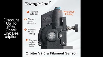 Trianglelab LDO Orbiter V2 Extruder Smart Filament Sensor V4.2 Kits Detect Stuck Filament Sensor For
