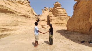 Enjoyed at Ras Al Jinz Beach / Beautiful Cliffs / Oman Tour Vlog