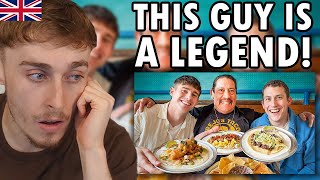 Brit Reacting to Brits try Trejos Tacos with Danny Trejo! Wealth