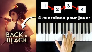 4 exercices au piano pour jouer Back To Black d'Amy Winehouse