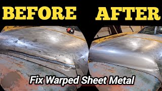 Professional Bodyshop RUINS Classic Truck Hood. Can We Fix it? 1953 Chevy Kustom