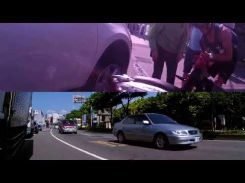 20150713萬壽路汽車駕駛沒要沒緊 小鮮肉機車騎士伸出援手 (記錄器時間不對)