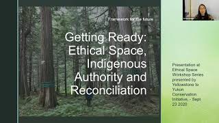 Getting Ready: Ethical Space, Indigenous Authority and Reconciliation with Gwen Bridge