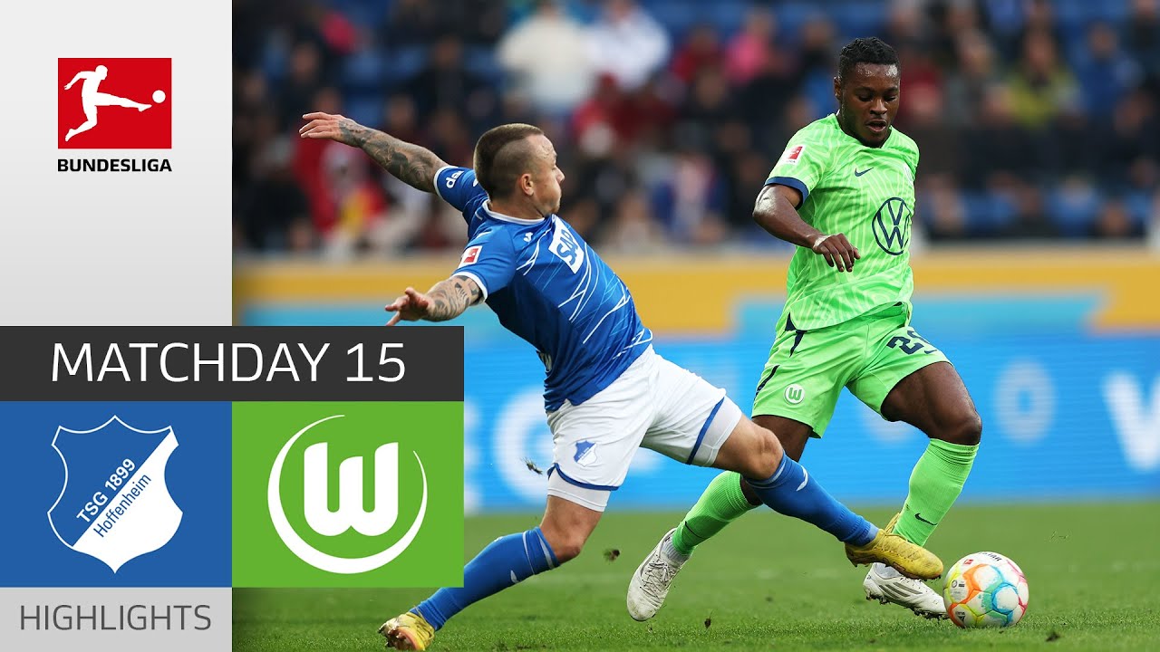 TSG Hoffenheim VfL Wolfsburg 12 Highlights Matchday 15