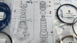 HYUNDAI R210LC-7 CENTER JOINT SEAL KIT 31N6-40950 31N6-40951 TURNING JOINT 31Q6-40960 Y320-100011