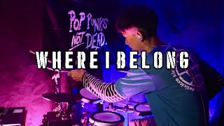 Download lagu Where I Belong - Simple Plan & State Champs Ft. We The Kings  Dtx Drum Cov Mp3 Video Mp4