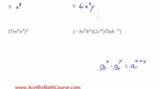 Multiplying Monomials - Introduction