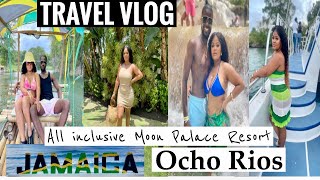 TRAVEL VLOG: JAMAICA 2023| MOON PALACE OCHO RIOS BAMBOO RAFTING, DUNES RIVER, // PENELOPE PALACE/