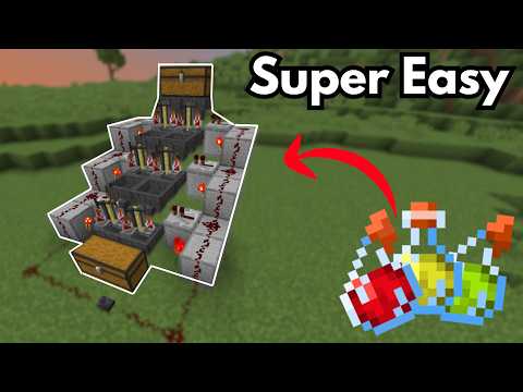 Easy Auto Brewer in Minecraft 1.21 (Automatic Potion Brewing System)