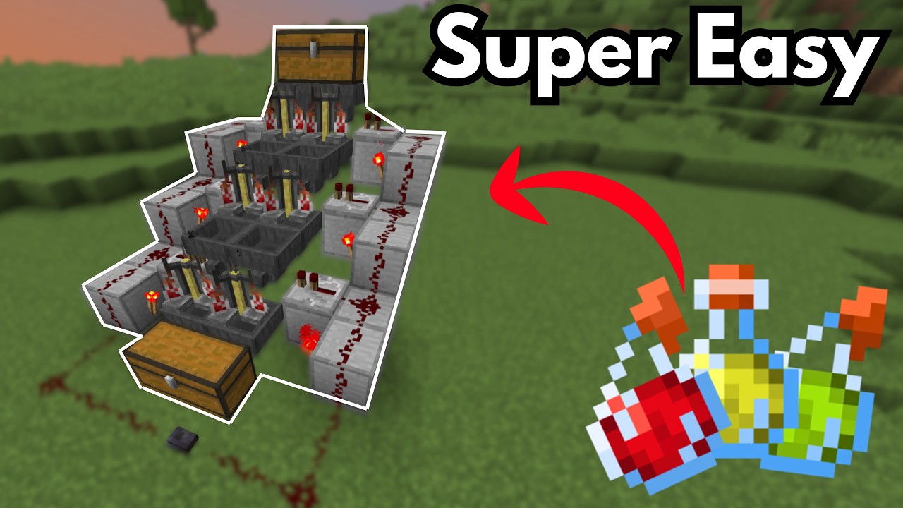 Easy Auto Brewer in Minecraft 1.21 (Automatic Potion Brewing System ...