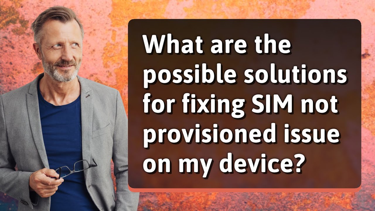 What are the possible solutions for fixing SIM not provisioned issue on