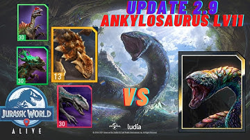 Update2.9//DEFAETED HYDRA BOA with ANKYLOSAURUS LV11+ /Need Irap2 spd 136+// Moveset in Note