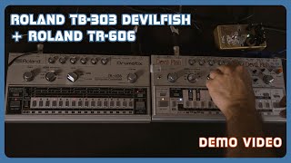 Roland TB-303 Devil Fish + Roland TR-606 Techo Acid Jam | Demo Video | Retro Gear Shop