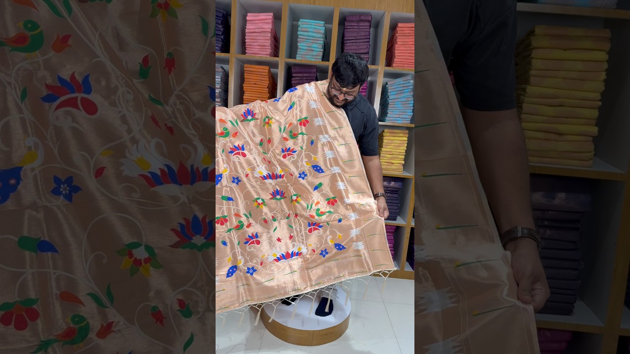 Paithani Soft Silk Rajhans Jaal Dupatta