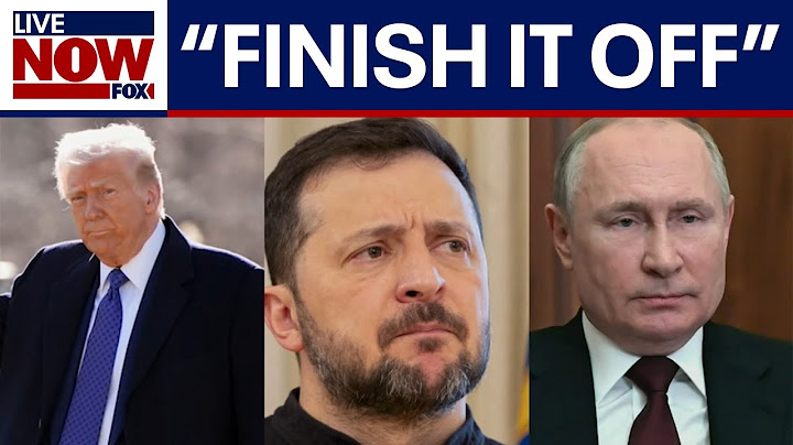 President Trump calls for Russia-Ukraine summit "to finish it off" | LiveNOW from FOX
