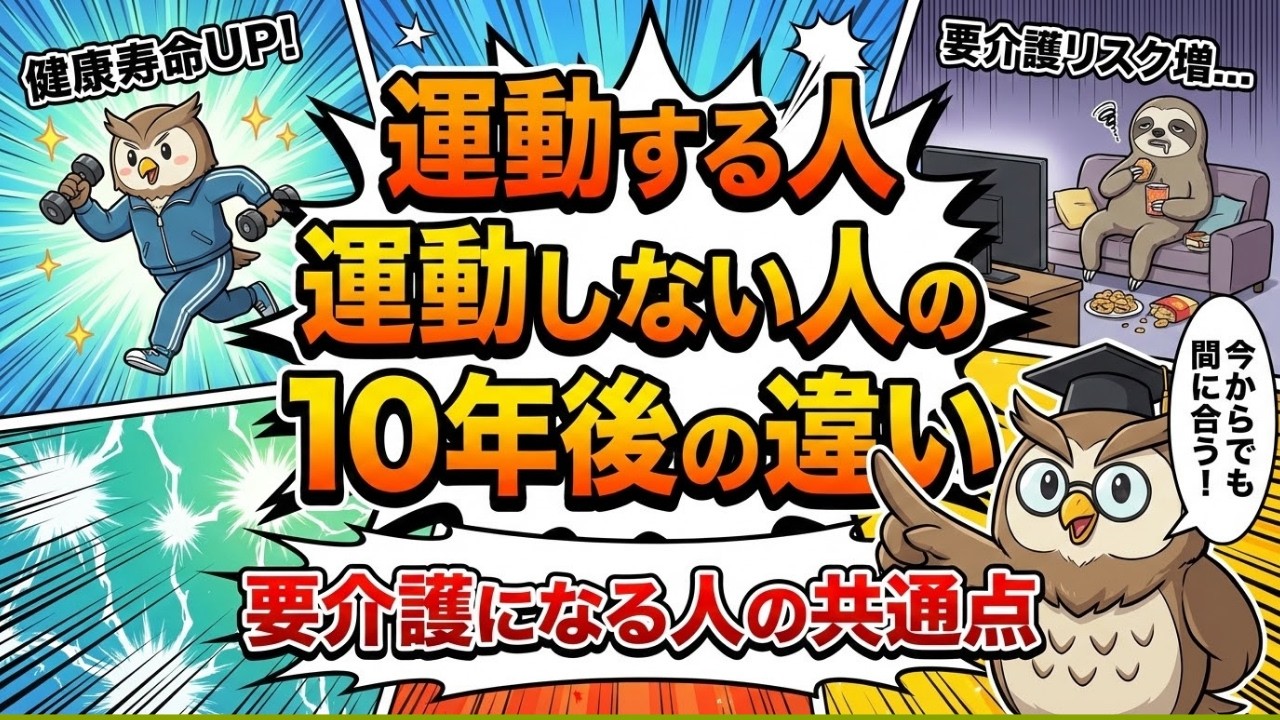【50代必見】運動しない人の「10年後の末路」が怖すぎる…筋肉と脳の残酷な真実　理学療法士解説