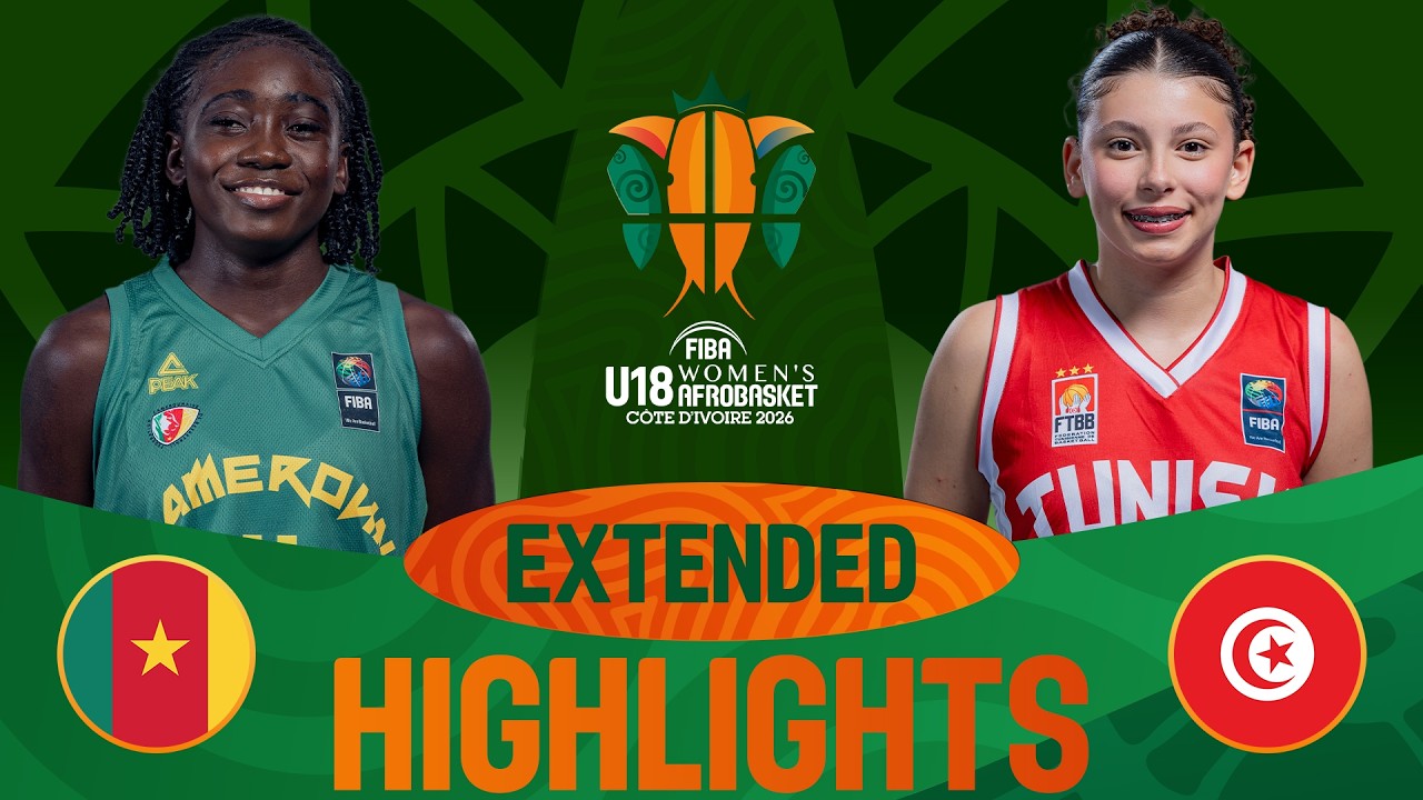 Cameroon 🇨🇲 v Tunisia 🇹🇳 | Extended Highlights | FIBA U18 Women's AfroBasket 2026
